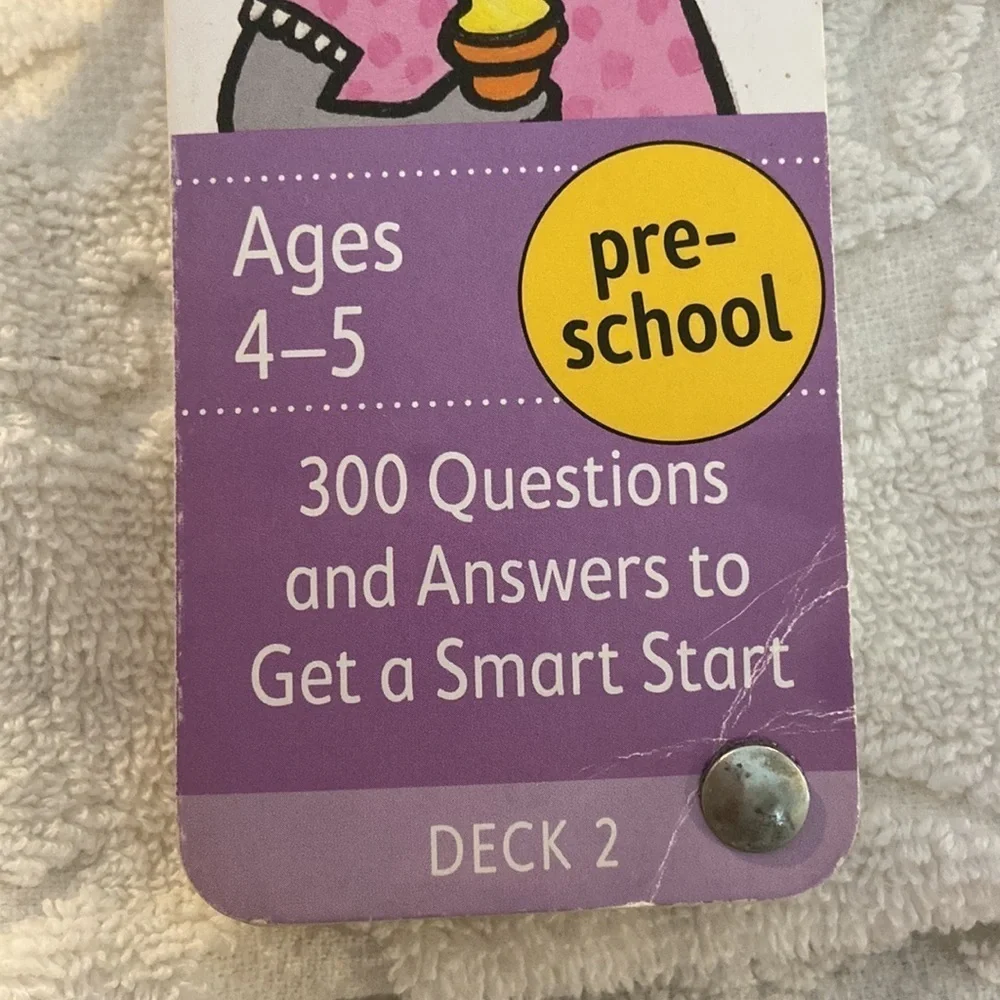 Brain Quest Cards | Pre-school (ages 4-5) good condition​​​​​​​​ - Picture 3 of 5
